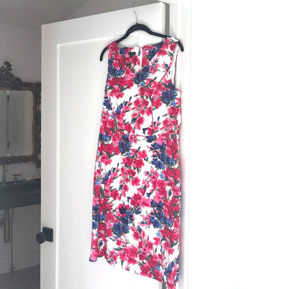 Talbots Sheath Dress Size 10 Classic Work Office Career Stretch Lined